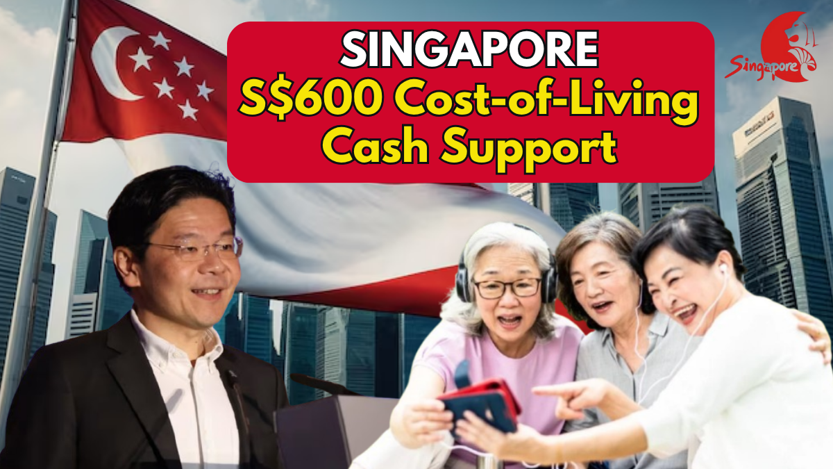 Singapore S$600 Cost-of-Living Cash Support in December 2025