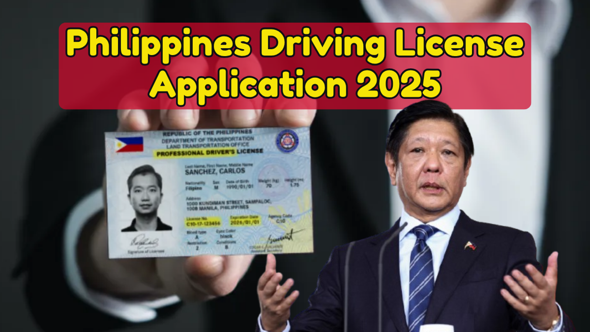 Philippines Driving License Application 2025